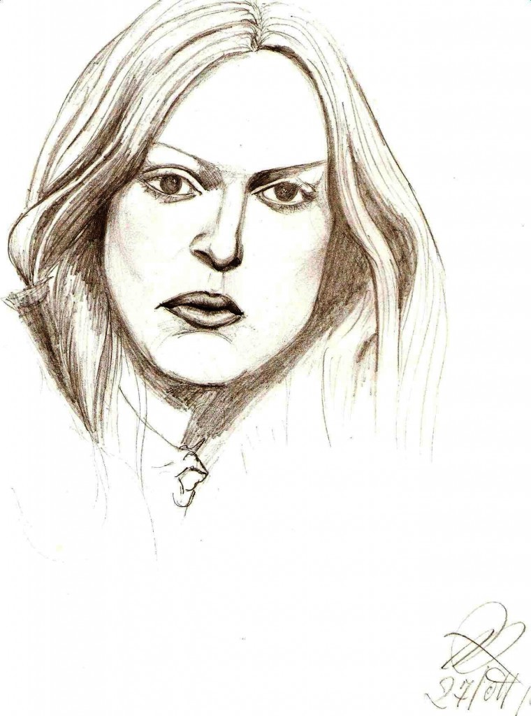 Ritratto, 2007 matita su foglio A4 -Pasquale Mastrogiacomo, Acerno(SA).