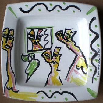 Ceramica artistica,1999, Pio Mastrogiacomo, Acerno(SA).