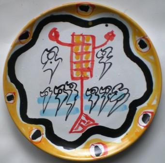Ceramica, Pietro Lista e Pio Mastrogiacomo-collezione privata Acerno (SA)