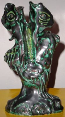 Volto onirico, 1991 ceramica artistica, Pio Mastrogiacomo, Acerno (SA)