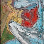 Maternità (Maternity), 2016 olio su tela (oil painting on canvas), Pasquale Mastrogiacomo, Acerno (SA).