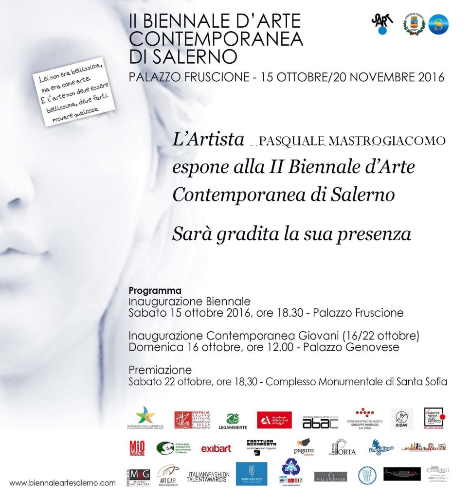 II Biennale D'Arte Contemporanea di Salerno,Pasquale Mastrogiacomo