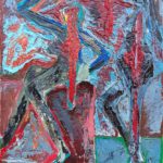 Danzatrici dell'onirico (Dancers of the oneiric), 2018 olio su tela(oil painting on canvas), cm 30x40,Pasquale Mastrogiacomo, Acerno(SA)