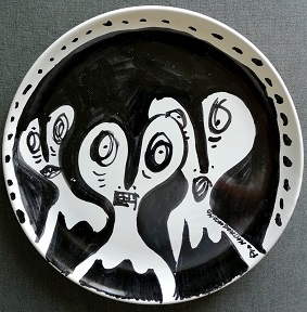 Inquietudine, 1995 ceramica artistica, Pio Mastrogiacomo.